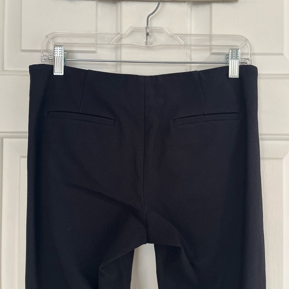 Judith & Charles Cropped Side Zip Stretch Trousers 4 Black - Picture 7 of 16